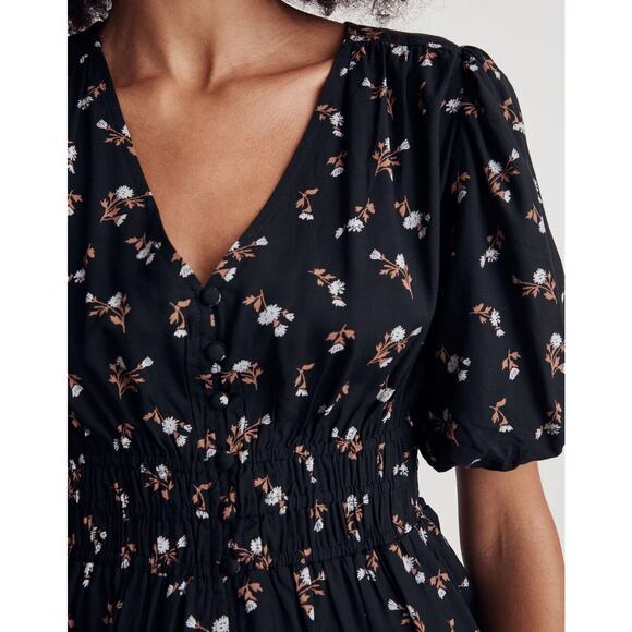 Madewell Floral Mini Dress XS Sophia Woodland Floral - Picture 4 of 14
